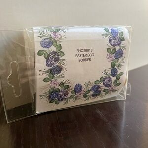 Easter Egg Border peg stamps